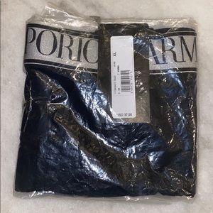 Emporio Armani Boxer Briefs -Black -XL NWT